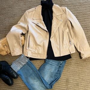 NWOT leather moto jacket
